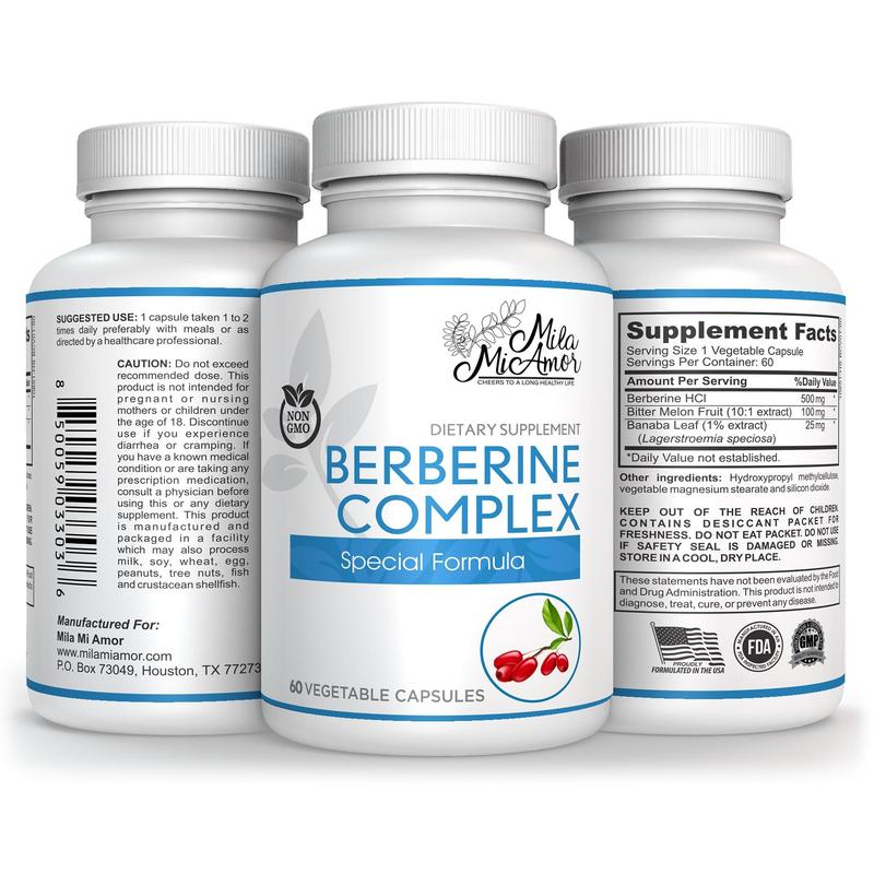 Zenvoria™ Berberine Complex HCL 500mg